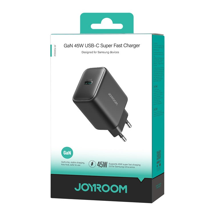 JOYROOM TCG13 EU-kontakt 45W GaN Snabbladdare för Samsung Telefoner Mini Strömadapter,