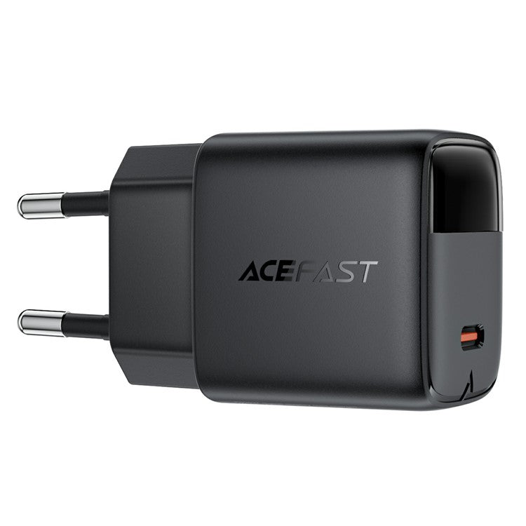 ACEFAST A115 PD 30W GaN USB-C väggladdare med LED-skärm Snabbladdaradapter