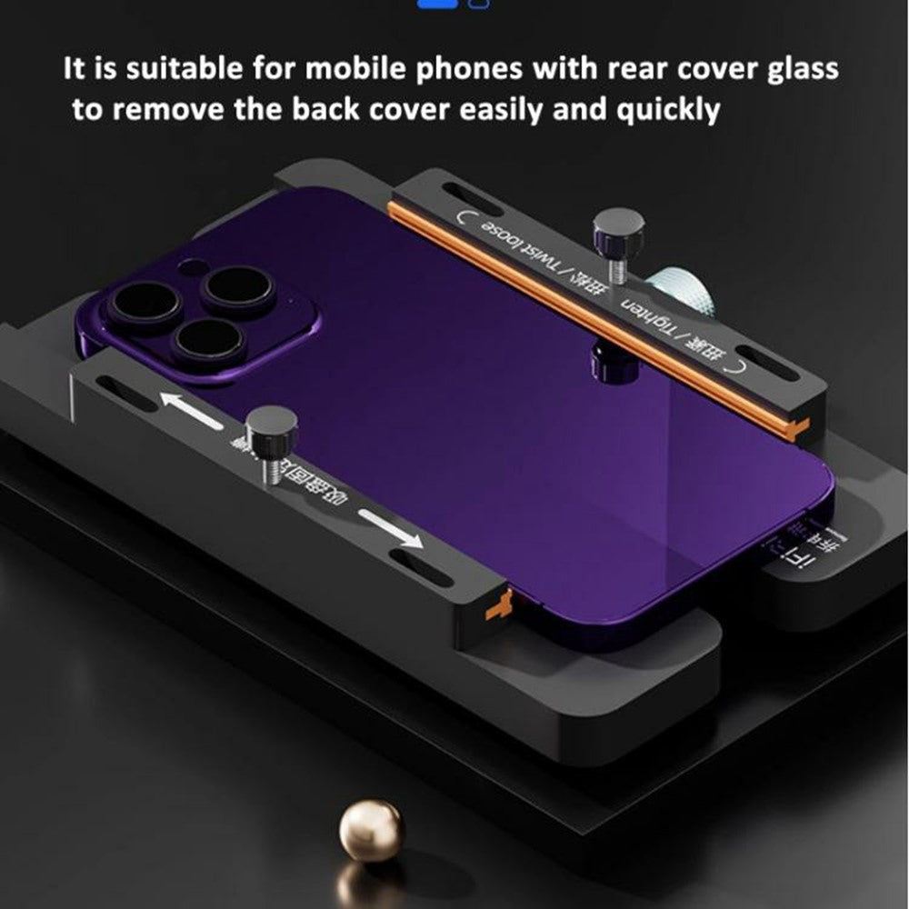 IFIXES iA3 3-in-1 Phone Repair Clamp Battery Back Cover Removal Fixture for Mobile Device Maintenance