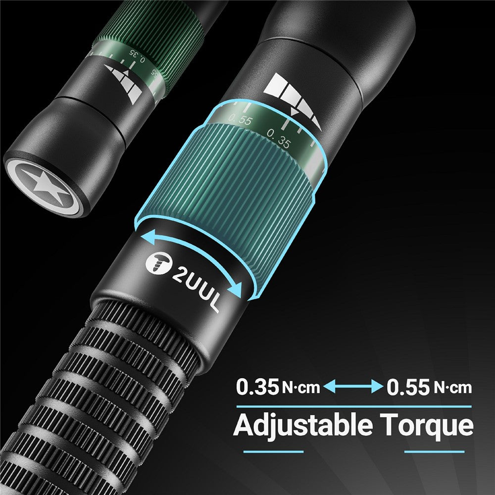 2UUL SD20 KAKA Torque Screwdriver Set 3 Handles 4 Bits Adjustable Torque Screwdriver for Phone Repair