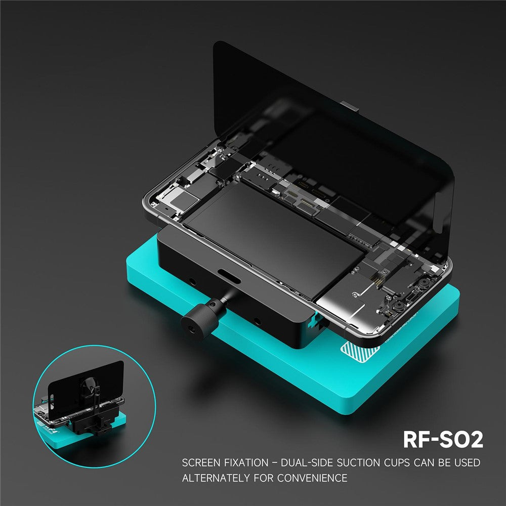 RF4 RF-SO2 Multifunctional Rotating Fixture Dual-Side Suction Cup LCD Screen Remover Tool