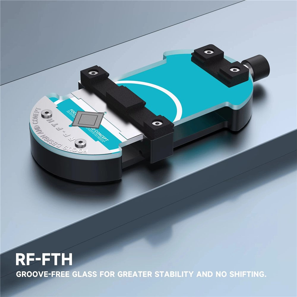 RF4 RF-FTH Rotary Repair Fixture Dual-Size Adjustable PCB Holder for Glue Removal