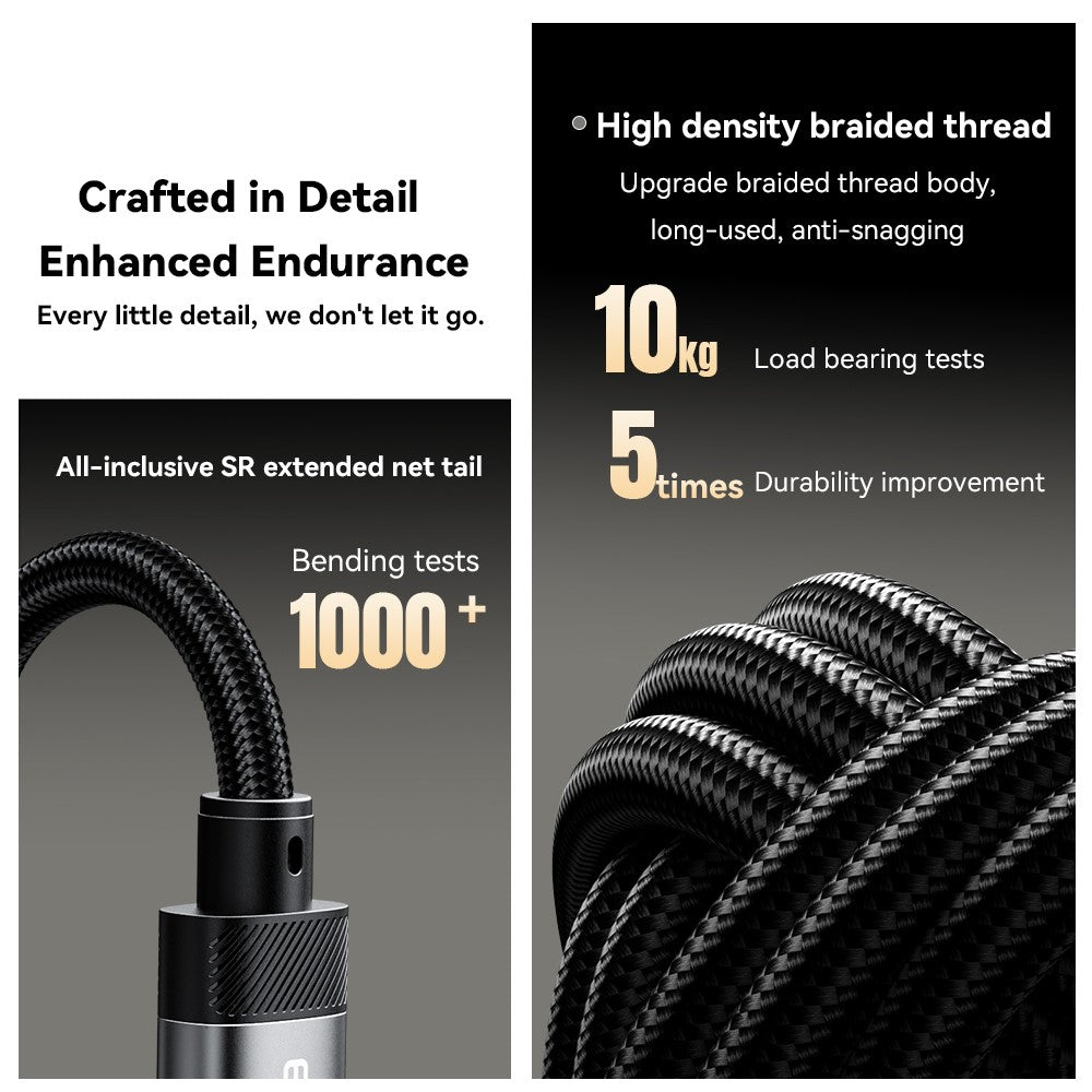 ESSAGER Type-C Male to 3.5mm Female Headphone Connection Audio Adapter Cable
