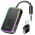 BF01 Audio Transmitter for TV, Computer, Airplane, 3.5mm Wireless Audio Bluetooth-Compatible Adapter