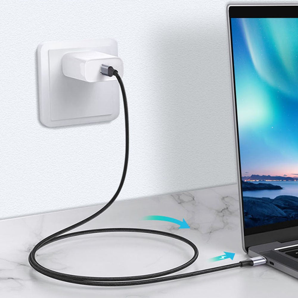 1.5m 100W PD Nylon Braided Type C to Type C Cable USB 3.1 Gen2 10Gbps Full Function USB C Cable (Male to Male)