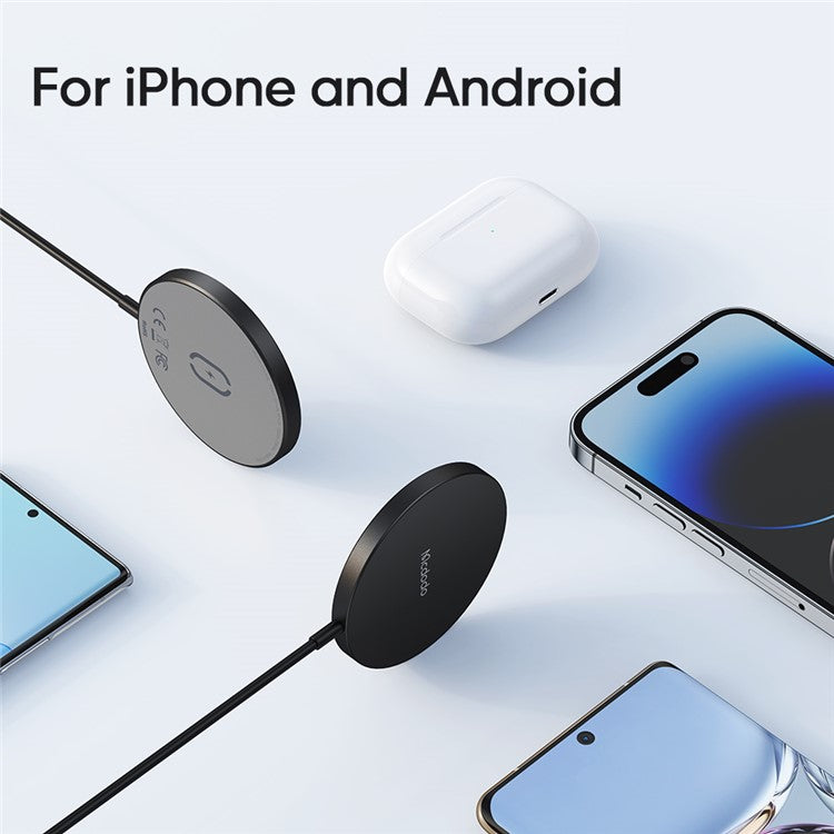 MCDODO CH-4360 MDD trådlös laddare Ultratunn laddningsplatta Mobiltelefon Säker laddning