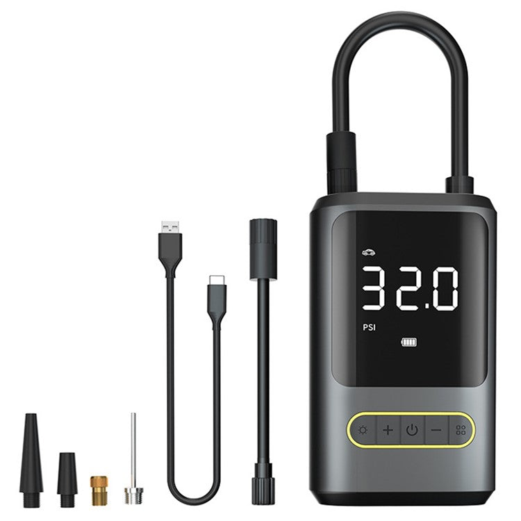 ATJ-8466 17MM luftcylinder Däckpump Luftpump Mobilladdare Power Bank