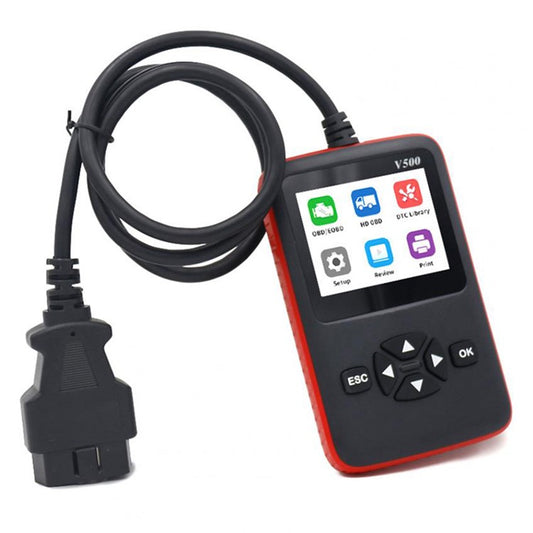 V500 Bilfordon ELM327 OBD2 Motorfelkodsläsare Dieselolja Diagnostiskt verktyg Scanner Analyzer