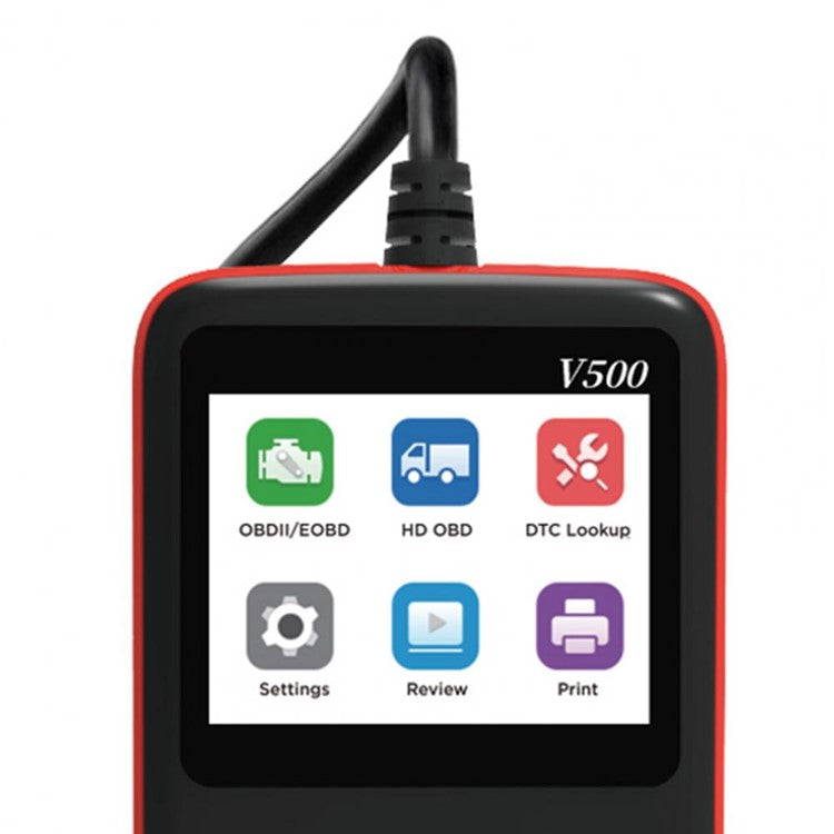 V500 Bilfordon ELM327 OBD2 Motorfelkodsläsare Dieselolja Diagnostiskt verktyg Scanner Analyzer
