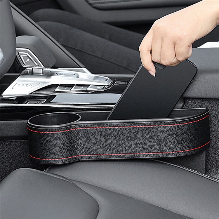 AC-ON-041 Car Seat Seam Storage Box Multifunctional Seat Gap Organizer Phone Beverage Cup Holde