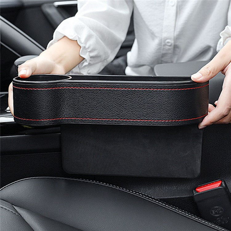 AC-ON-041 Car Seat Seam Storage Box Multifunctional Seat Gap Organizer Phone Beverage Cup Holde