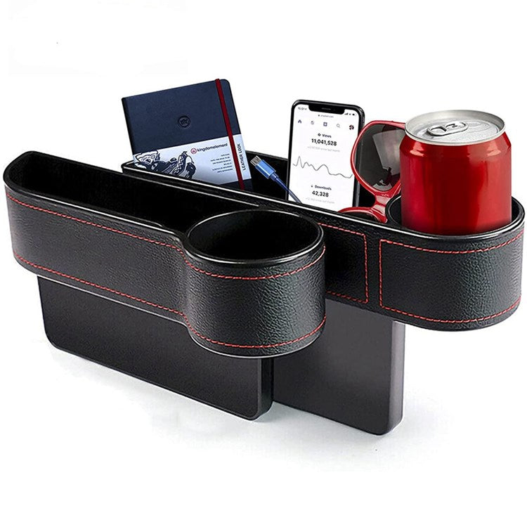 AC-ON-041 Car Seat Seam Storage Box Multifunctional Seat Gap Organizer Phone Beverage Cup Holde