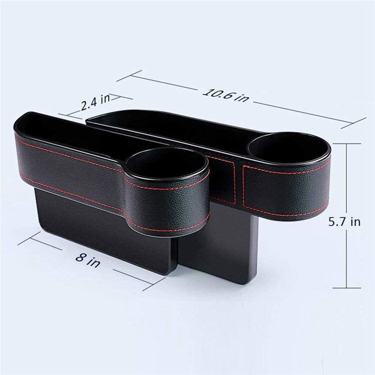 AC-ON-041 Car Seat Seam Storage Box Multifunctional Seat Gap Organizer Phone Beverage Cup Holde