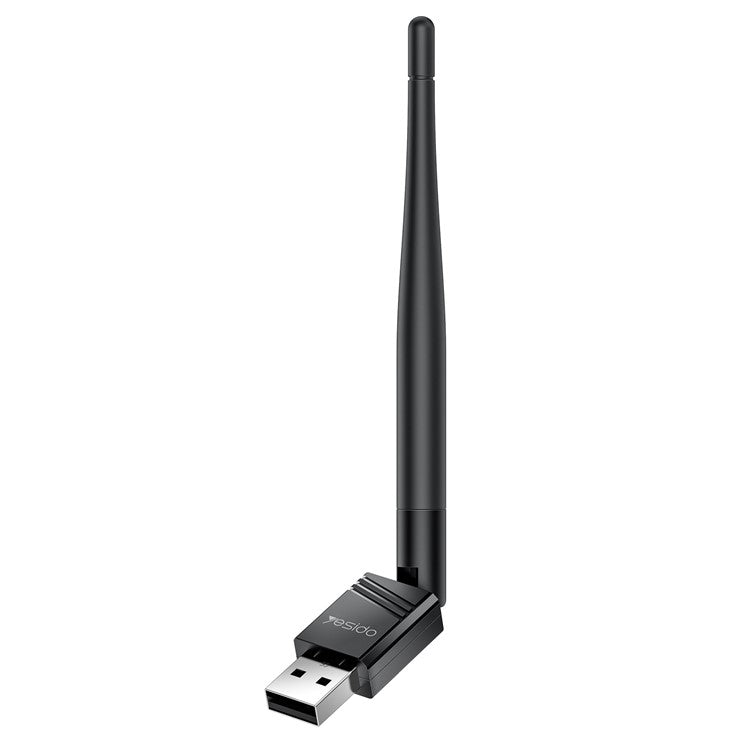 YESIDO WP11 150Mbps High Speed WiFi4 Wireless Dongle USB Adapter with External Antenna