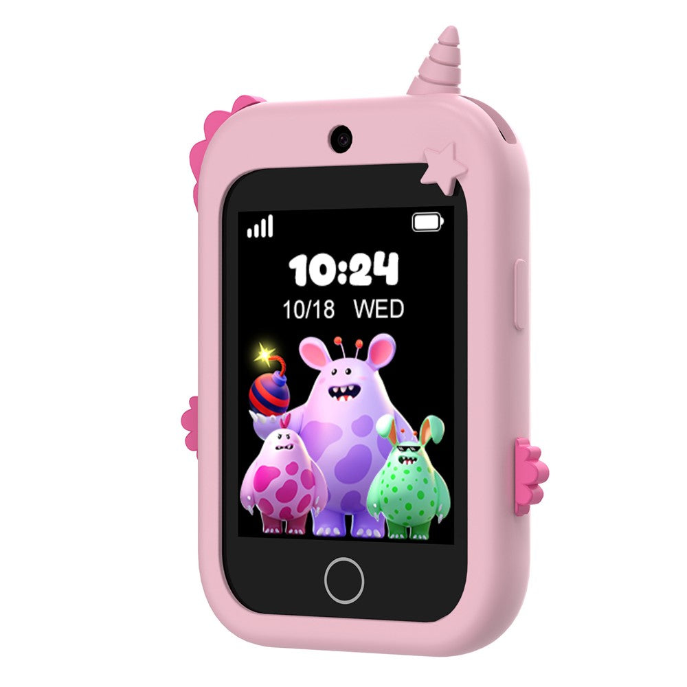 DH19 2.8 Inch Screen 4G Video Call Kids Smart Watch SOS WiFi + LBS Positioning IP65 Waterproof with Lanyard