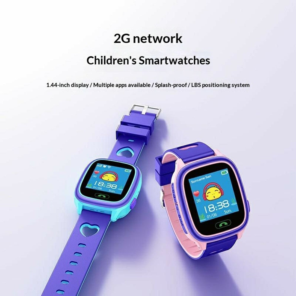 YESIDO IO51 1.44 inch HD Screen Kids Smartwatch 2G LBS Positioning IP65 Waterproof Wristwatch