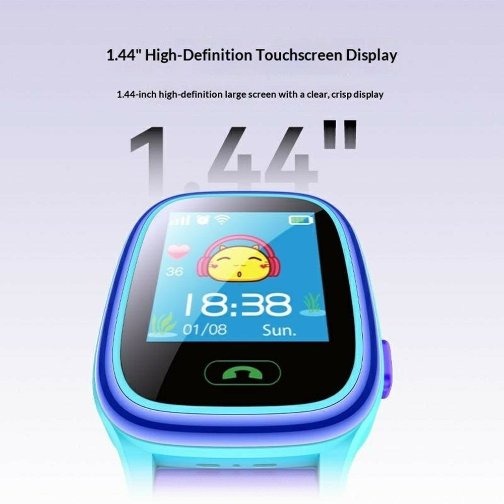 YESIDO IO51 1.44 inch HD Screen Kids Smartwatch 2G LBS Positioning IP65 Waterproof Wristwatch