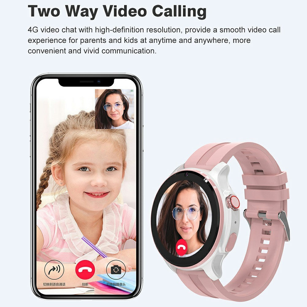 LT46 1.38 Inch IPS Screen 4G Kids Smartwatch GPS Location SOS Video Call IP67 Waterproof