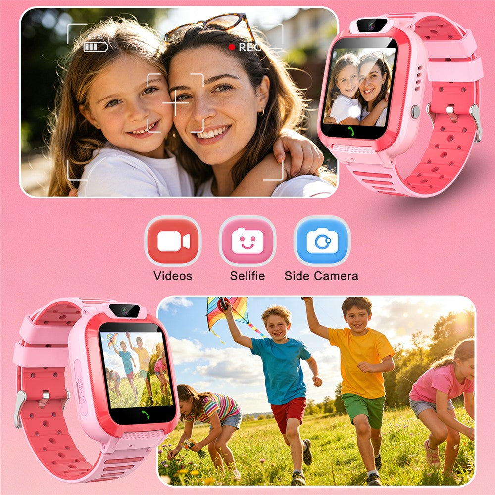 DH11 4G Kids Smart Watch with HD Video Call SOS Alert LBS + WiFi Tracker 1.44 Inch Touchscreen Phone Watch for Boys Girls