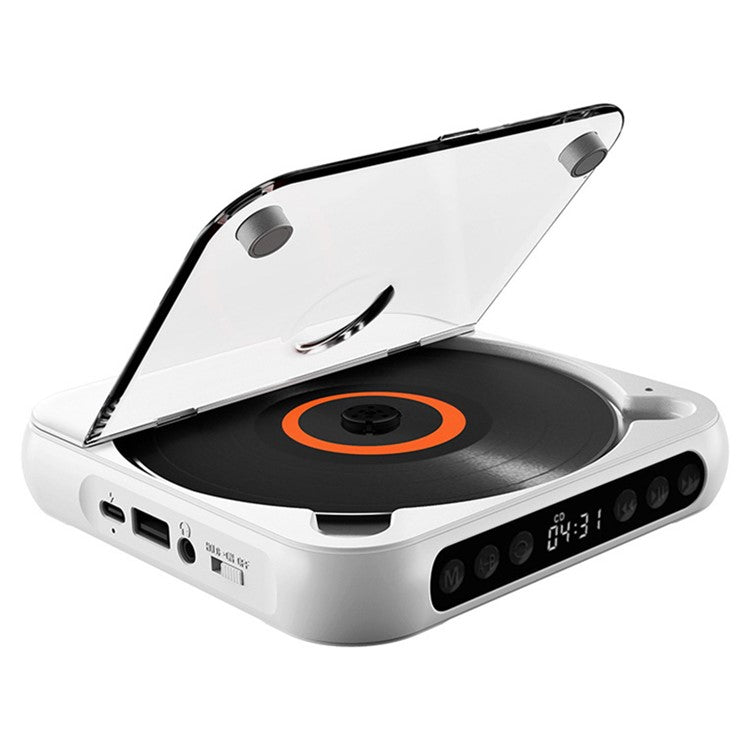 KC-918 CD Player with LCD Screen Portable Bluetooth-compatible Speaker Audio Repeater for Home Ca