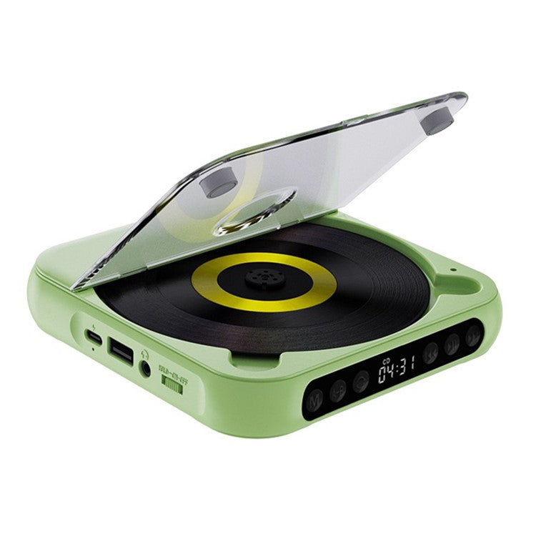 KC-918 CD Player with LCD Screen Portable Bluetooth-compatible Speaker Audio Repeater for Home Ca
