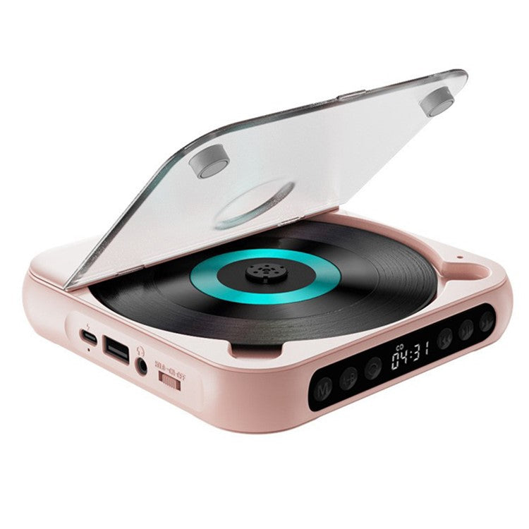 KC-918 CD Player with LCD Screen Portable Bluetooth-compatible Speaker Audio Repeater for Home Ca