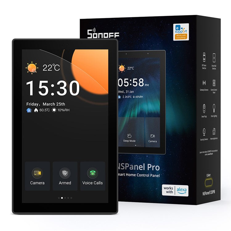 SONOFF NSPanel Pro 120 4.7 Inch Touch Screen WiFi Smart Panel with ZigBee Gateway for Home Automatio