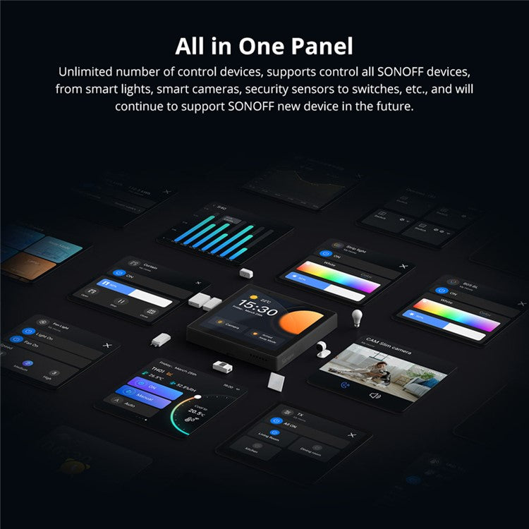 SONOFF NSPanel Pro 120 4.7 Inch Touch Screen WiFi Smart Panel with ZigBee Gateway for Home Automatio