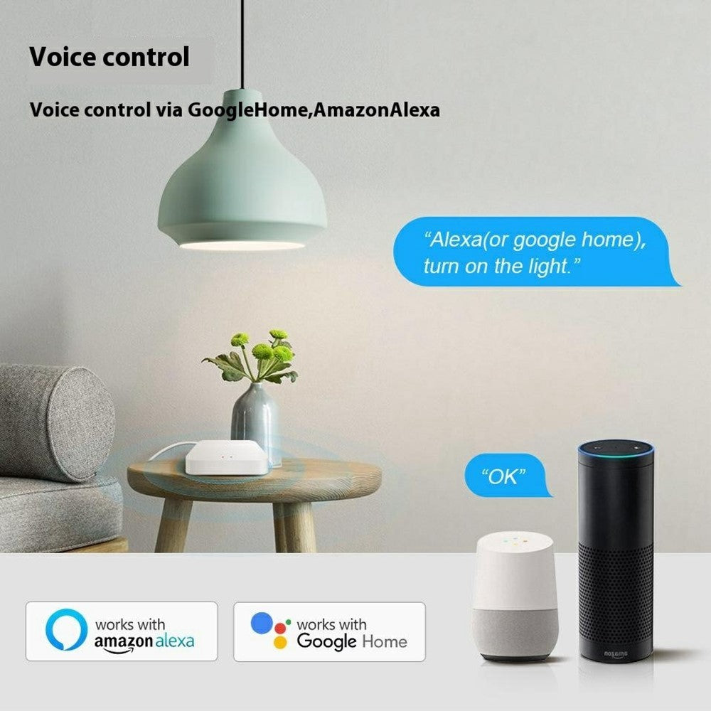 GW02 Tuya Zigbee Bluetooth-compatible Gateway Hub 2 in 1 Multi-Device Control Smart Home Remote Management