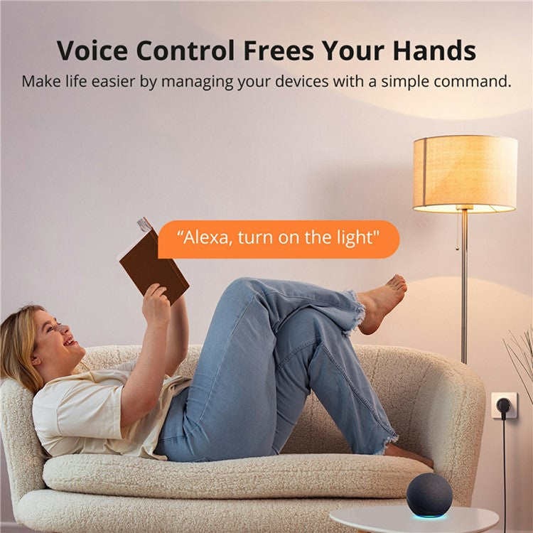 SONOFF S60TPF iPlug WiFi Smart Plug Hushållsapparater Kontrollkontakt, Typ E/F