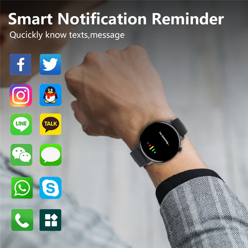 F67 Pro ECG Blood Sugar Uric Acid Monitoring Smart Watch 1.41-inch Round Sport Watch