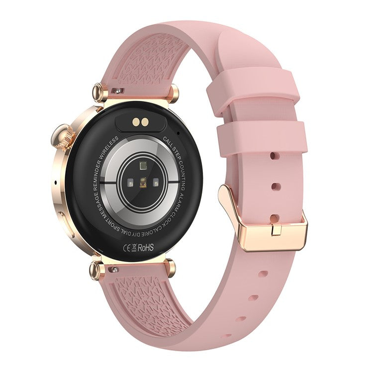 HK88 1,19-tums pulsmätare NFC Smart Watch Menstruationscykelmätare för kvinnor, silikonrem