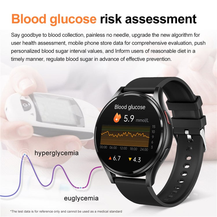 GE30 1.43 Inch AMOLED Screen Smart Watch ECG Heart Rate Monitor Bluetooth-compatible Calling Wristwatc