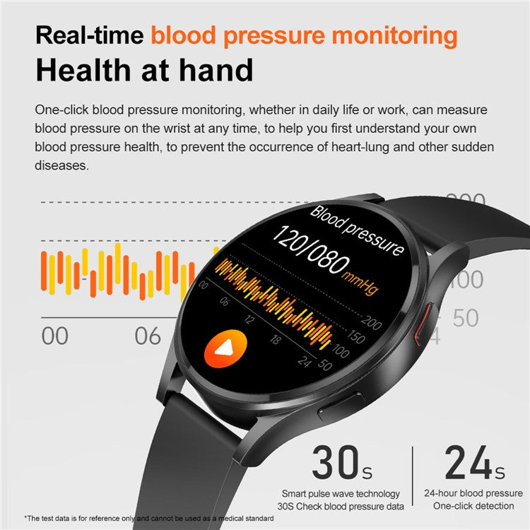 GE30 1.43 Inch AMOLED Screen Smart Watch ECG Heart Rate Monitor Bluetooth-compatible Calling Wristwatc