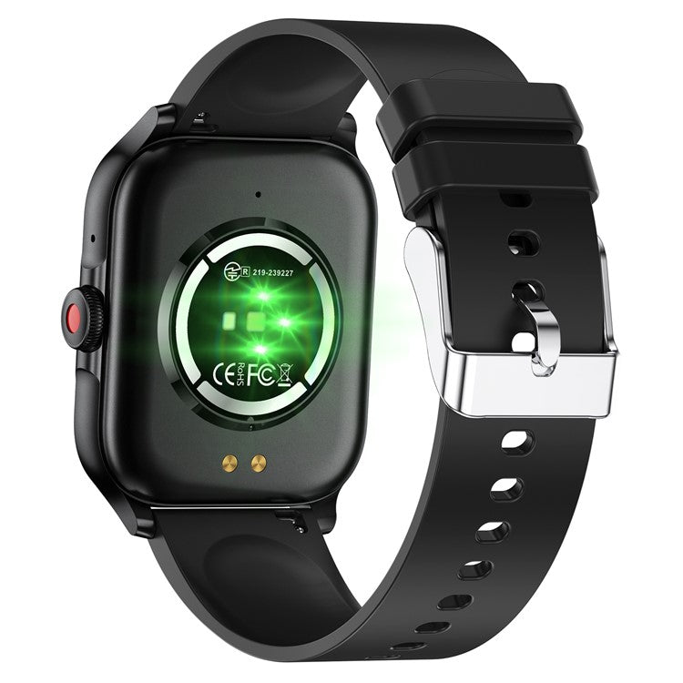 MX09 Smart Watch Bluetooth-kompatibel Calling Heart Rate Monitor 1,85 tums HD-skärm Fitness Tracker Watch