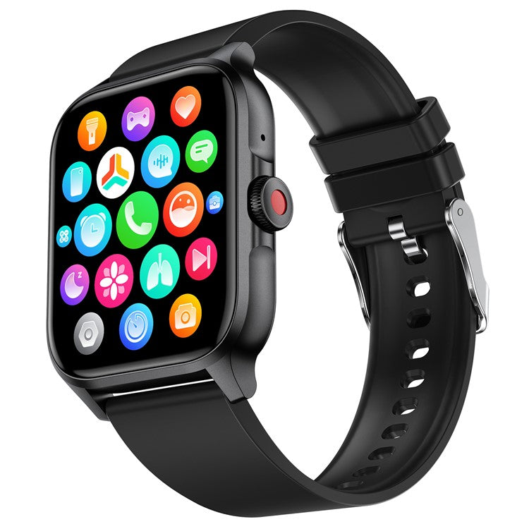 MX09 Smart Watch Bluetooth-kompatibel Calling Heart Rate Monitor 1,85 tums HD-skärm Fitness Tracker Watch