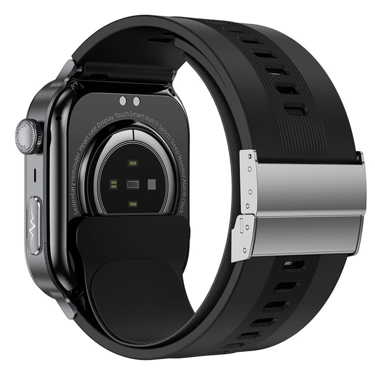 TK66 Smart Watch Blodtrycks-EKG-hälsomonitor Bluetooth-kompatibel samtal SOS Emergency Alert Watch