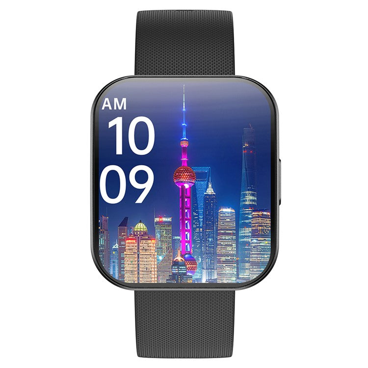U17 1,85-tums AMOLED-böjd skärm Smart Watch Bluetooth-kompatibel Calling Fitness Tracker