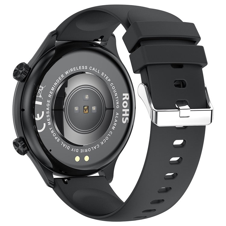 HK75 Ultra Thin Smart Watch AMOLED-skärm Bluetooth-kompatibel Calling NFC Vattentät Health Monitor Sportklocka