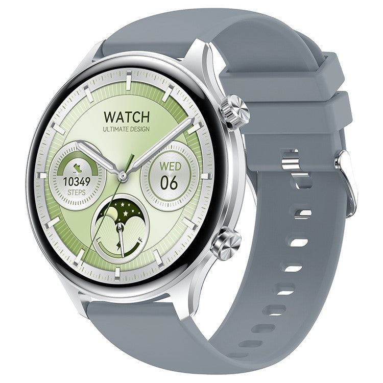 HK75 Ultra Thin Smart Watch AMOLED-skärm Bluetooth-kompatibel Calling NFC Vattentät Health Monitor Sportklocka