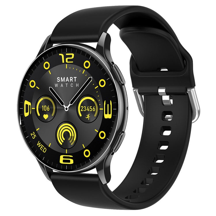 CY29 Dam Smartwatch 1,32 tum AMOLED rund skärm Bluetooth-kompatibel klocka med ringande pulsmätare