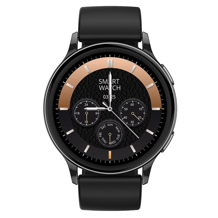 CY29 Dam Smartwatch 1,32 tum AMOLED rund skärm Bluetooth-kompatibel klocka med ringande pulsmätare