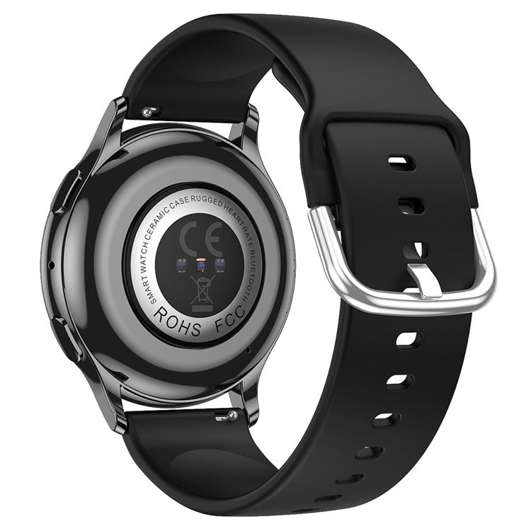 CY29 Dam Smartwatch 1,32 tum AMOLED rund skärm Bluetooth-kompatibel klocka med ringande pulsmätare