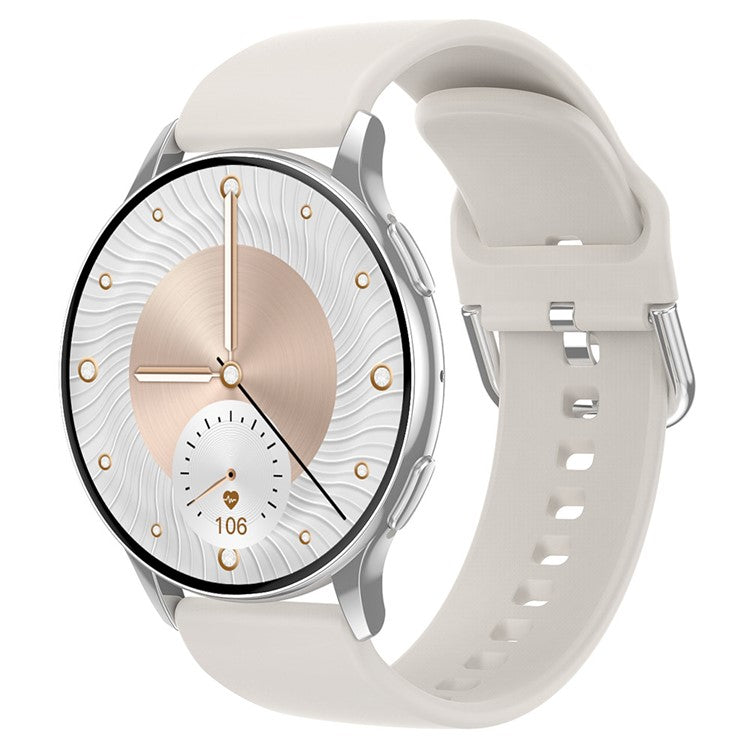 CY29 Dam Smartwatch 1,32 tum AMOLED rund skärm Bluetooth-kompatibel klocka med ringande pulsmätare