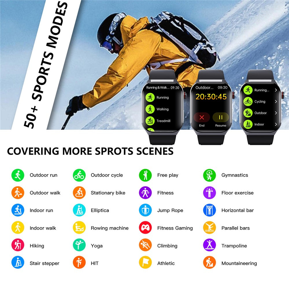 F700 Smart Watch SOS ECG Health Monitor Sleep Fitness Tracker Wristwatch for iOS Android