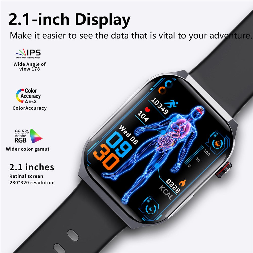 F700 Smart Watch SOS ECG Health Monitor Sleep Fitness Tracker Wristwatch for iOS Android