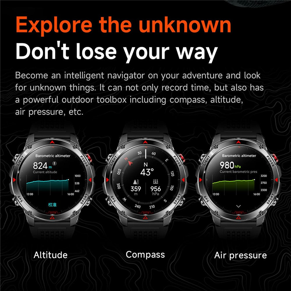HT37 Bluetooth-compatible Smart Watch Waterproof Fitness Tracker with Blood Pressure / Heart Rate Monitor