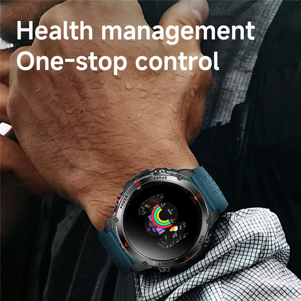 HT37 Bluetooth-compatible Smart Watch Waterproof Fitness Tracker with Blood Pressure / Heart Rate Monitor