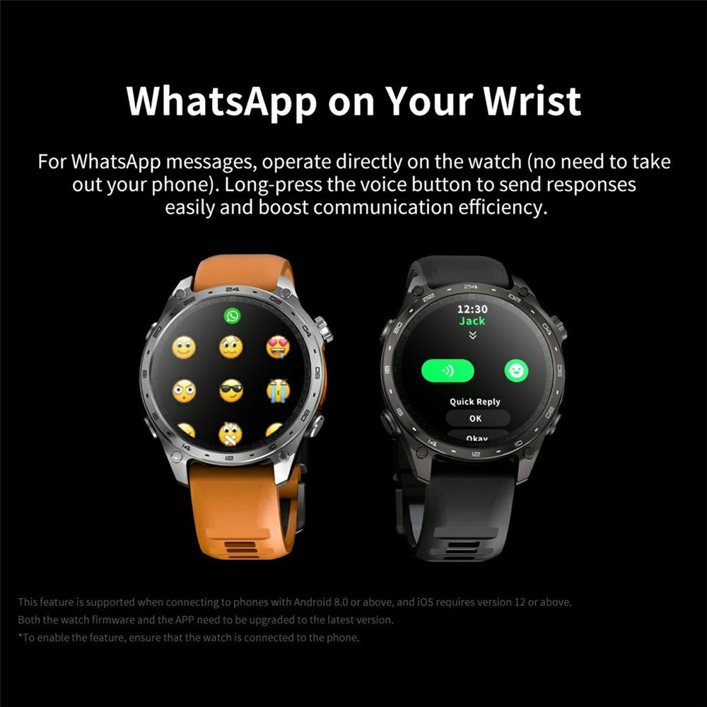 HD300pro 1.43 Inch AMOLED Screen Smart Sports Watch Fitness Tracker with 5 Satellite Positioning Offline Map Navigation