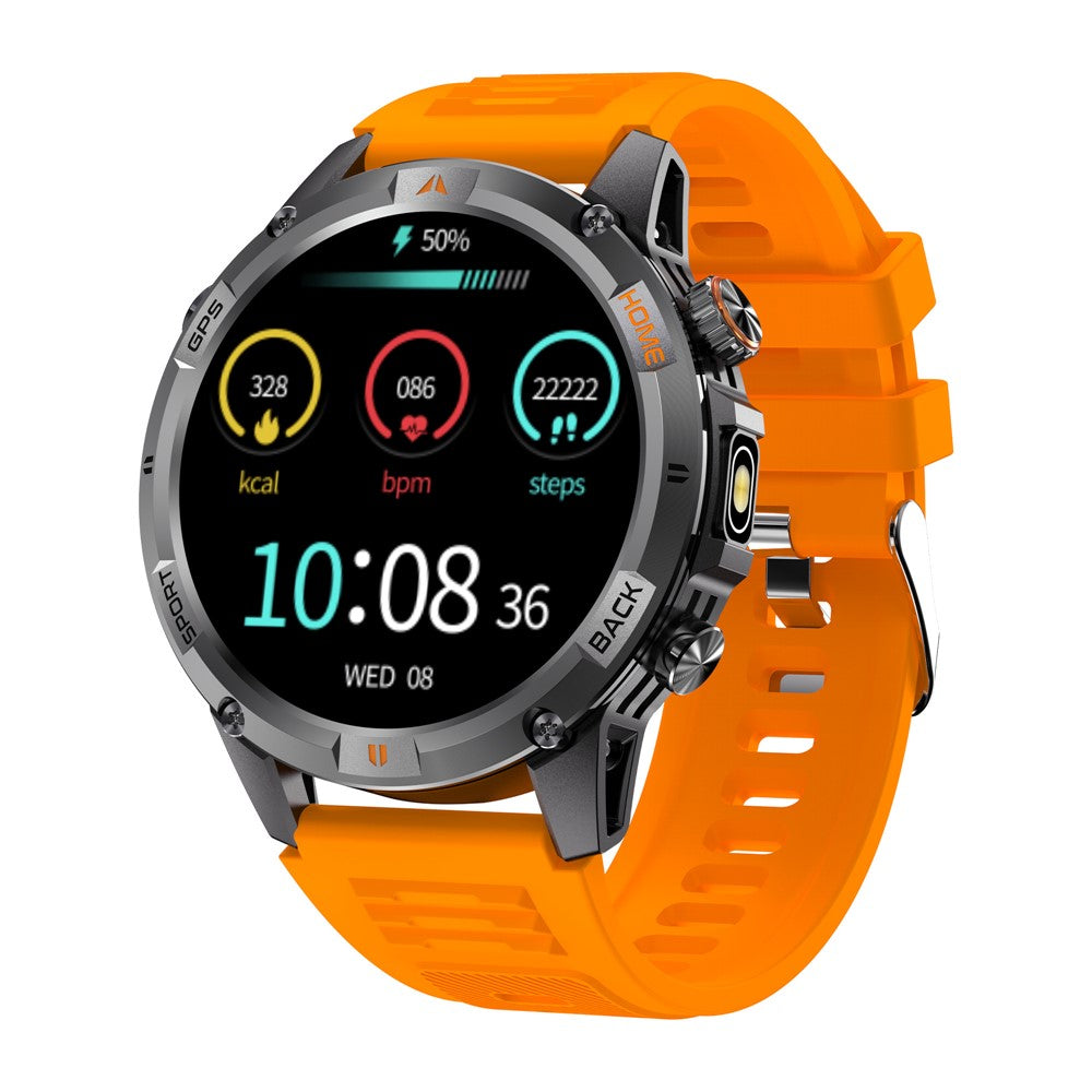 YK15 IP68 Waterproof 1.46 inch HD Screen IP68 Waterproof Smart Watch Bluetooth-Compatible Health Monitoring for Android iOS